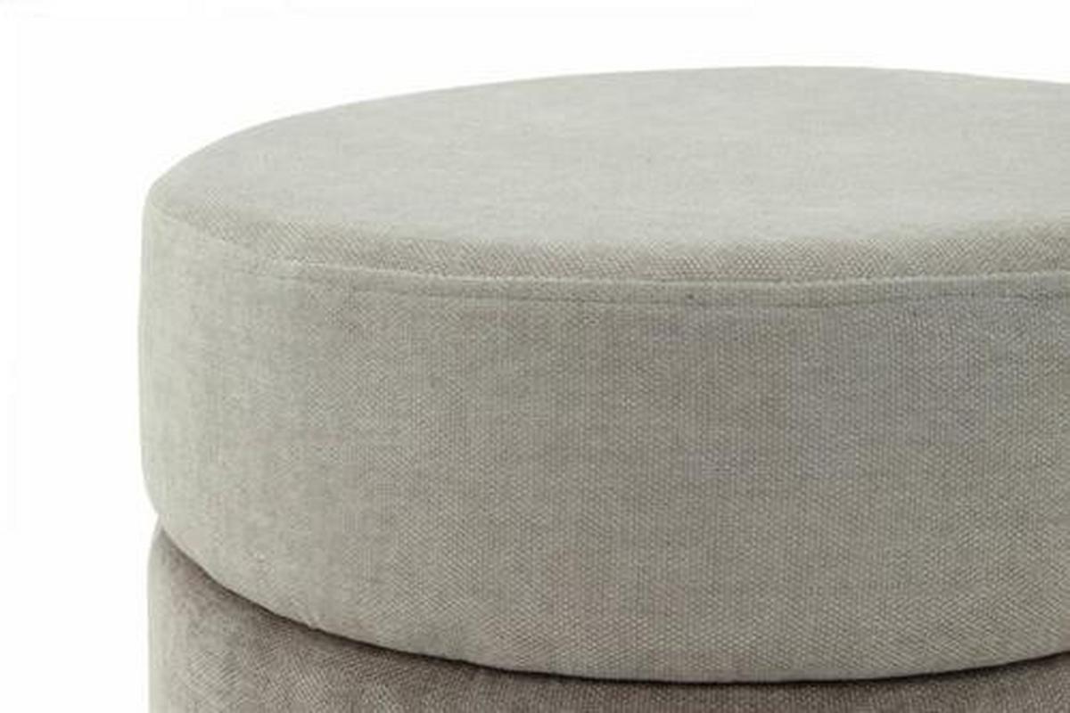 TABURET XY88O-GRY - šedá/barvy zlata, Basics, kov/kompozitní dřevo (48,5/46/48,5cm)