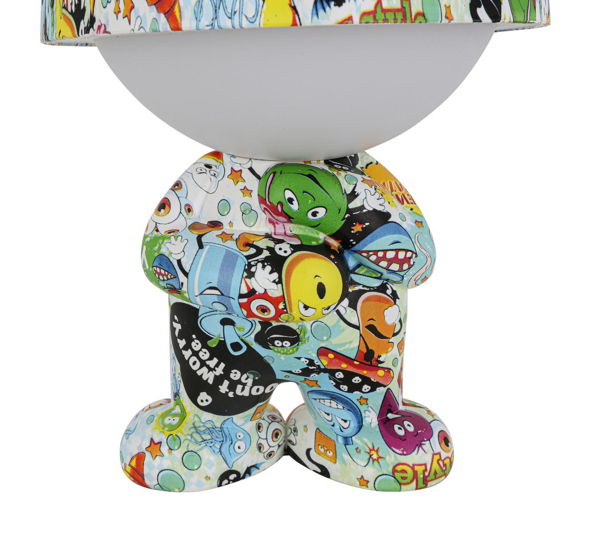 DEKORAČNÍ LED SVÍTIDLO LEA - barvy chromu/vícebarevná, Moderní, kov/plast (17/30cm) - Mömax