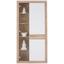 Vitrína Malta - farby dubu/biela, Moderný (96/197/35cm) Vitrína Malta - farby dubu/biela, Moderný (96/197/35cm)