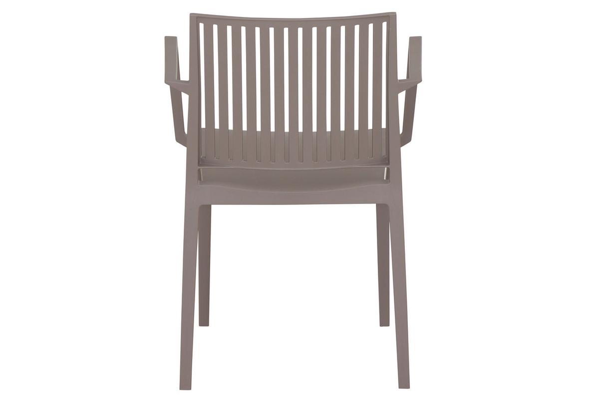 Gartengarnitur T20191 - Taupe/Anthrazit, Basics, Holzwerkstoff/Kunststoff (80/80/120cm) - Siena Garden