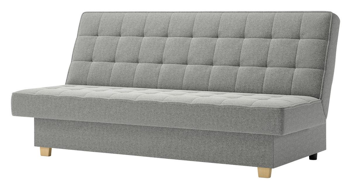Schlafsofa Miko Hellgrau B: 192 cm - Hellgrau, Design, Textil (192/92/95cm) - MID.YOU