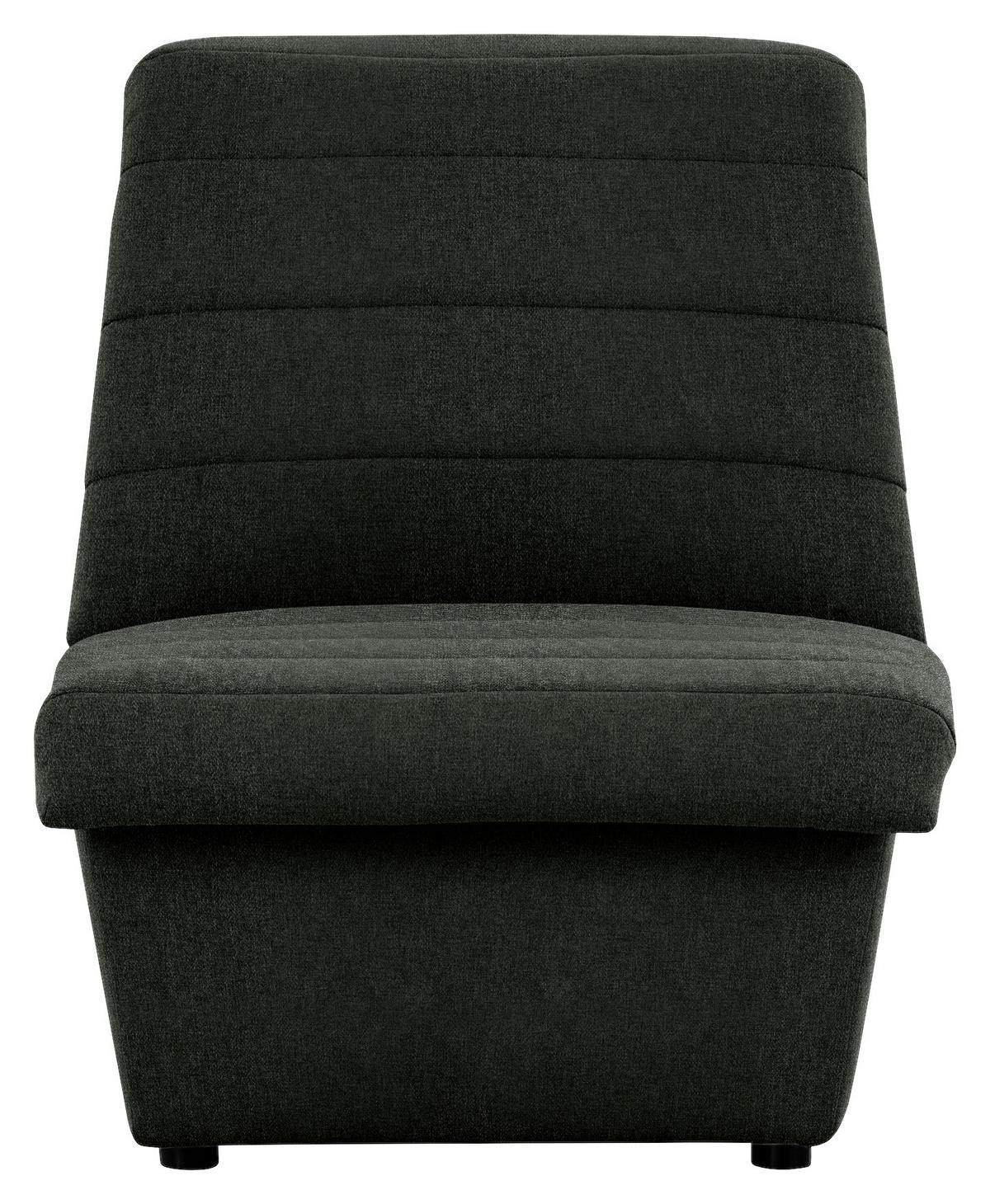 Sessel Looks Viii - Dunkelgrün/Schwarz, Design, Textil (72/92/103cm) - LOOKS by W.Joop
