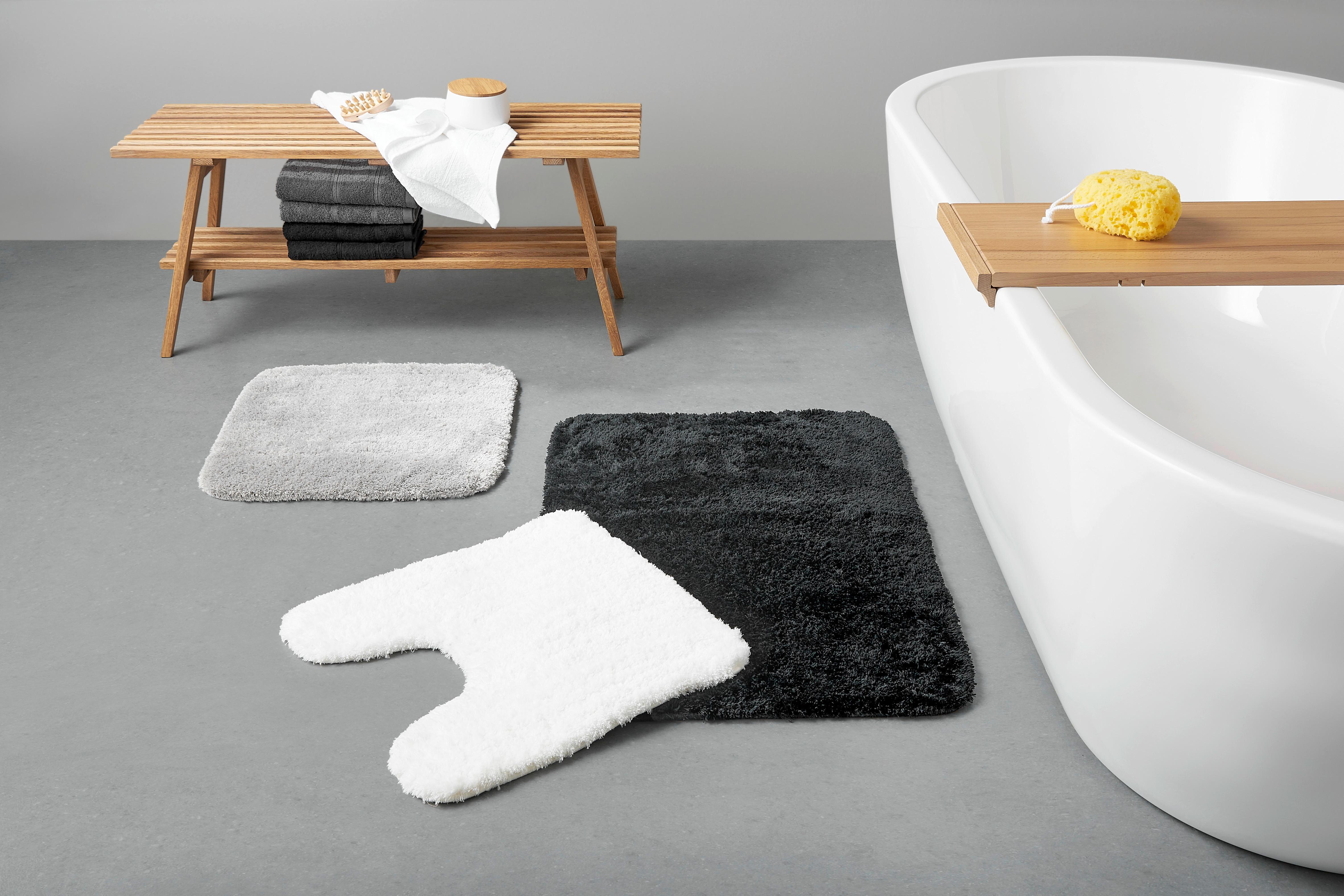WC predložka Chris, 50/50cm, strieborná - sivá, textil (50/50cm) - Premium Living