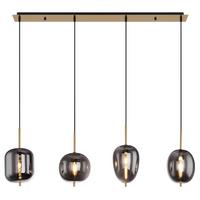 Függőlámpa 15345-4mm - sárgaréz, Design, Üveg/fém (110/18,5/120cm) - Globo