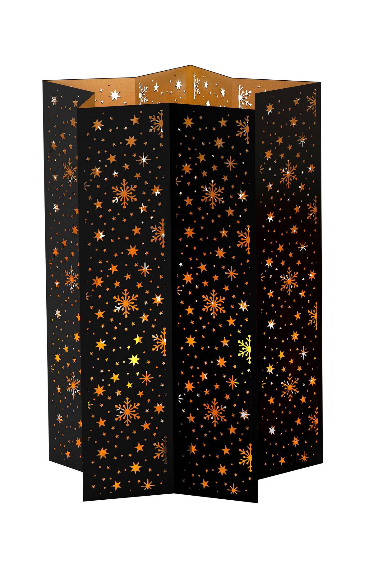 Teamécsetartó Natanael - fekete/aranyszínű, Konventionell, fém (23/23/29cm) - Luca Bessoni