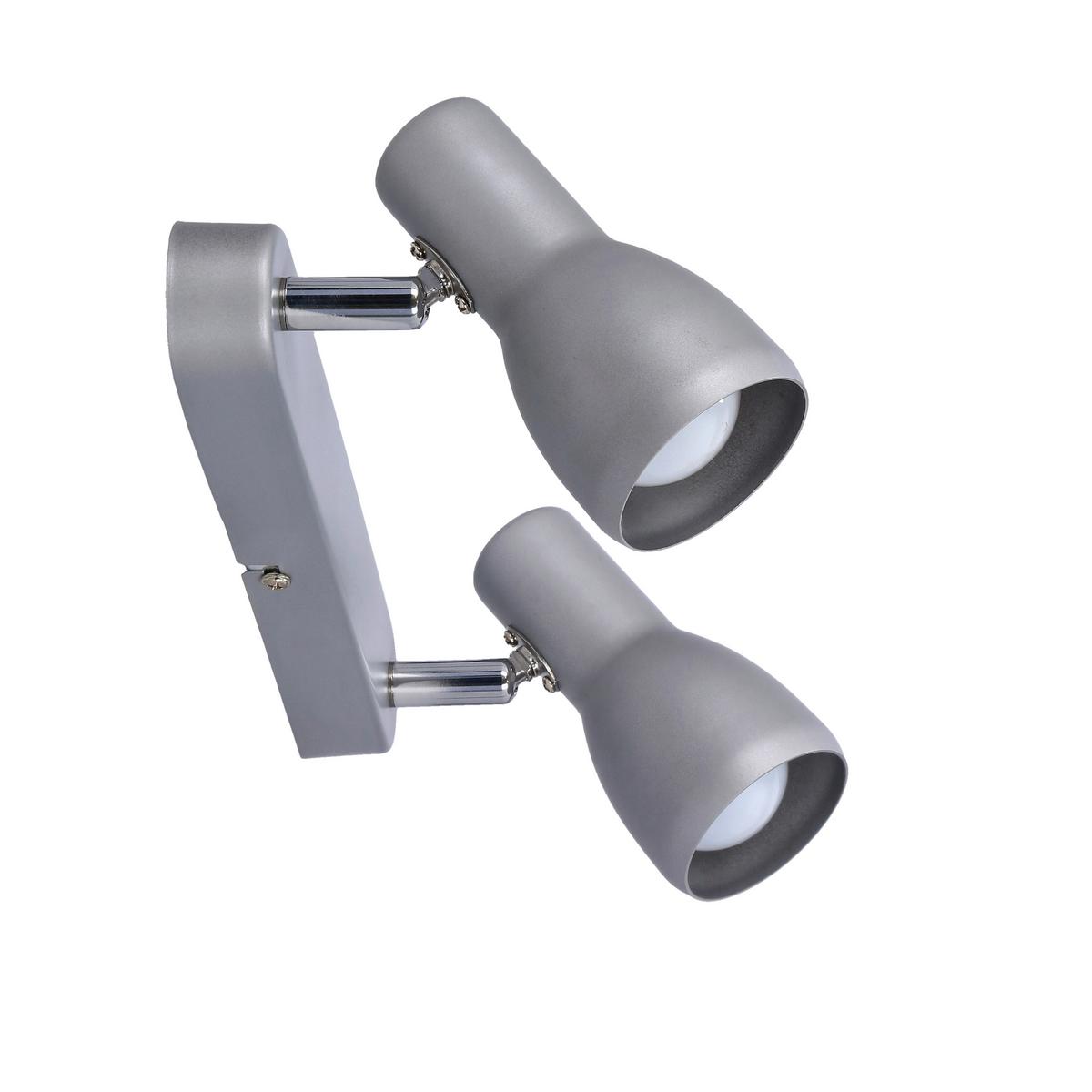 Strahler 92-44211 Picardo - Silberfarben/Grau, Trend, Metall (36/6/15cm)