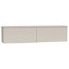 Tv-element Las Vegas Weiß B: 160 Cm - Sandfarben/Weiß, MODERN, Holzwerkstoff (160/36/37cm) - Vertico