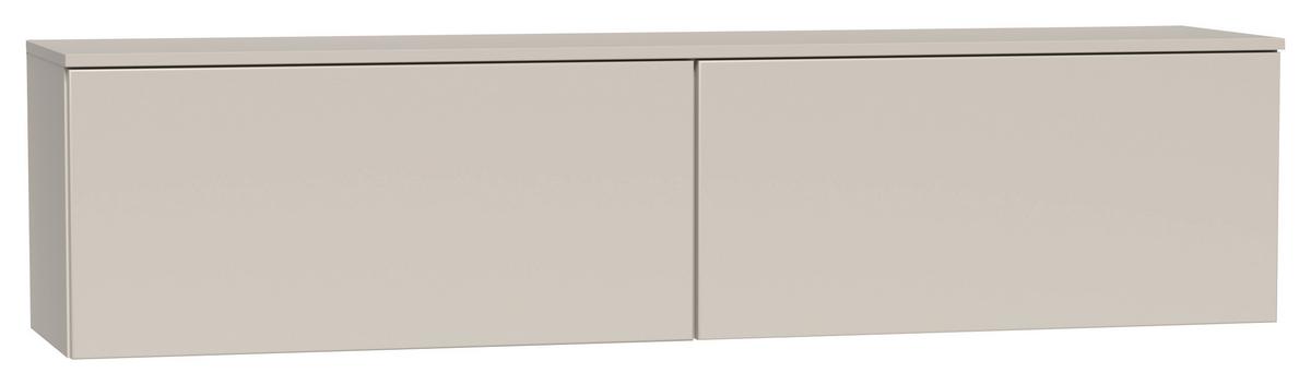 TV-Element Las Vegas Weiß B: 160 cm - Sandfarben/Weiß, MODERN, Holzwerkstoff (160/36/37cm) - Vertico