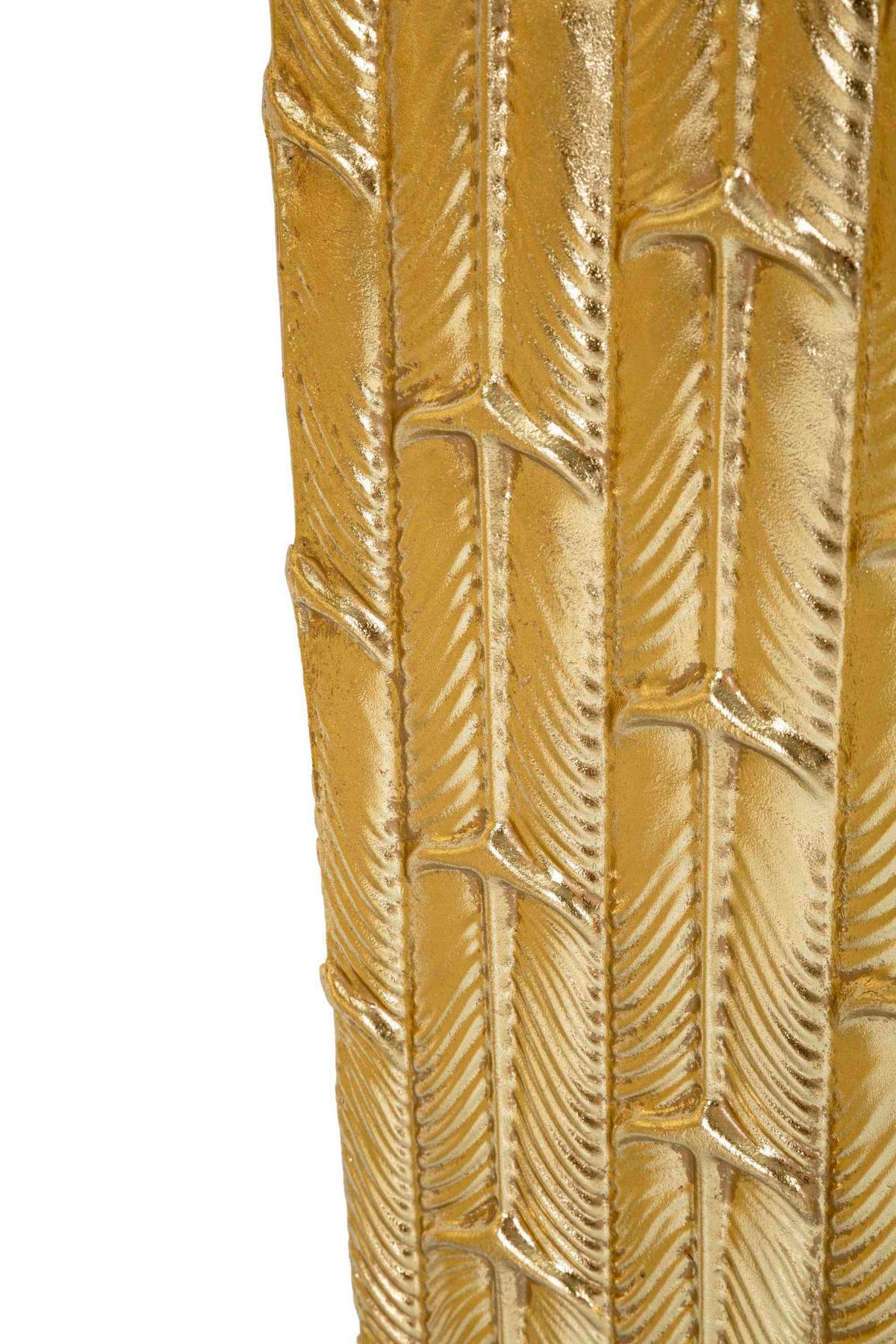 Vase Gliss Set 2 Pcs Goldfarben B: 40 cm - Goldfarben, Basics, Metall (40/99/40cm)