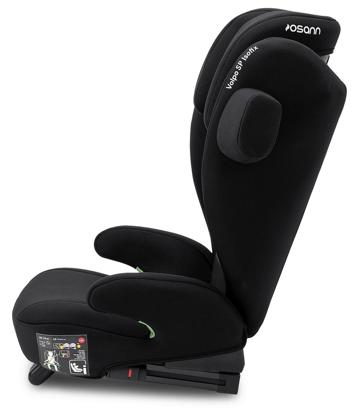 Kinderautositz Osann  Volpo Sp Isofix - Schwarz, Basics, Kunststoff/Textil (37/43/77cm) - Osann