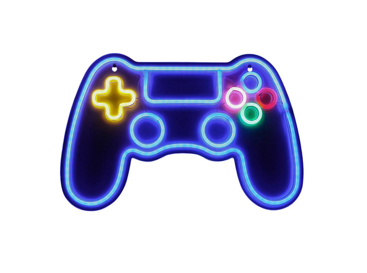 Led-dekoleuchte Trevor - Transparent/Weiß, KONVENTIONELL, Kunststoff (40/25/1,3cm) - Luca Bessoni