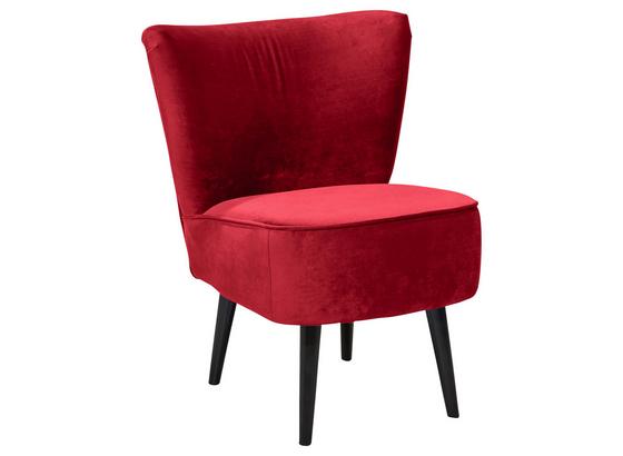 Polsterstuhl Lord Rot Samt - Rot/Schwarz, Trend, Holzwerkstoff/Textil (65/89/70cm) - Carryhome Polsterstuhl Lord Rot Samt - Rot/Schwarz, Trend, Holzwerkstoff/Textil (65/89/70cm) - Carryhome