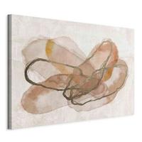 Leinwandbild Beige B: 90 cm - Beige, Basics, Holz/Textil (90/60/1,2cm) - artgeist