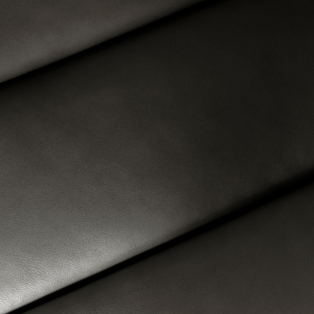 Relaxliege Swing Black Schwarz B: 65 cm - Schwarz, Design, Leder (65/65-95/171cm) - Livetastic