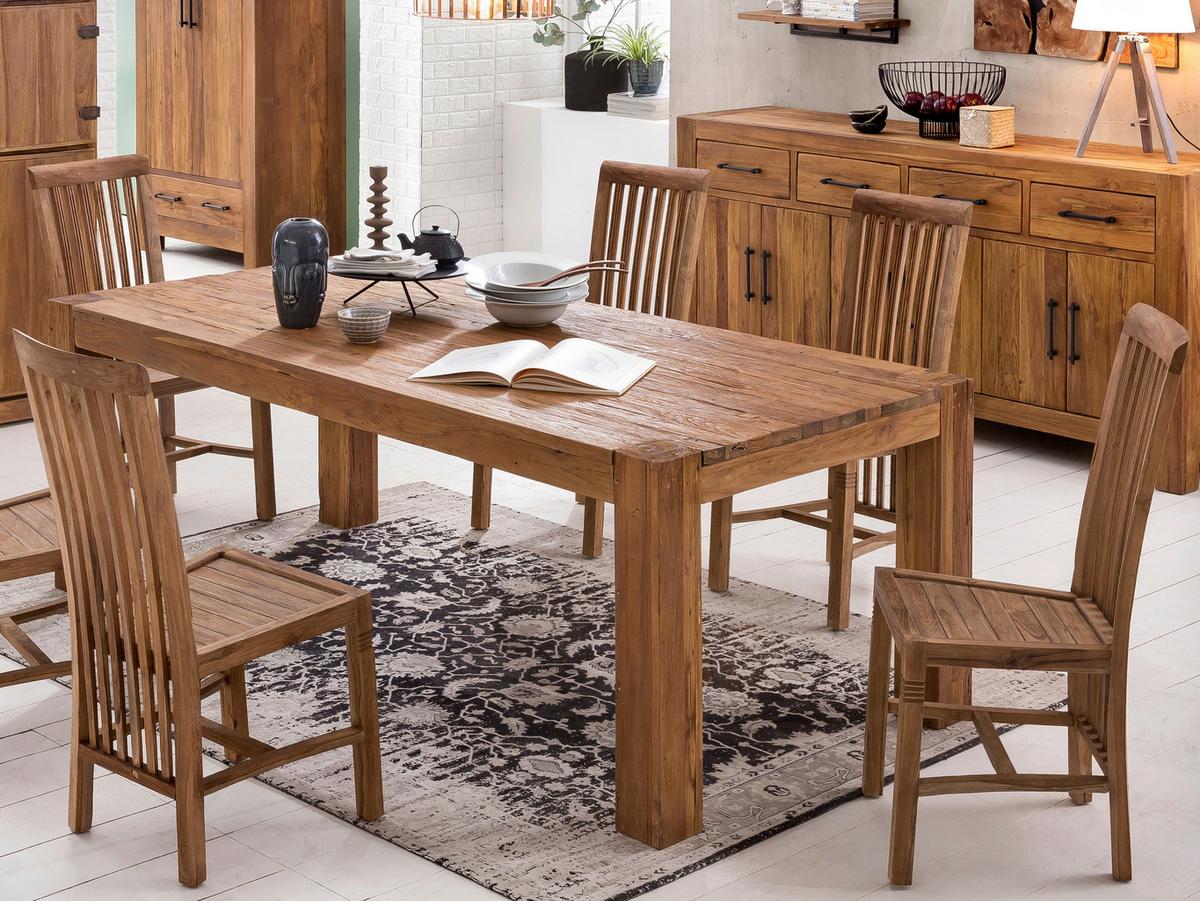 STUHL Naturfarben B: 46cm - Naturfarben, MODERN, Holz (46/104/45cm) - MID.YOU