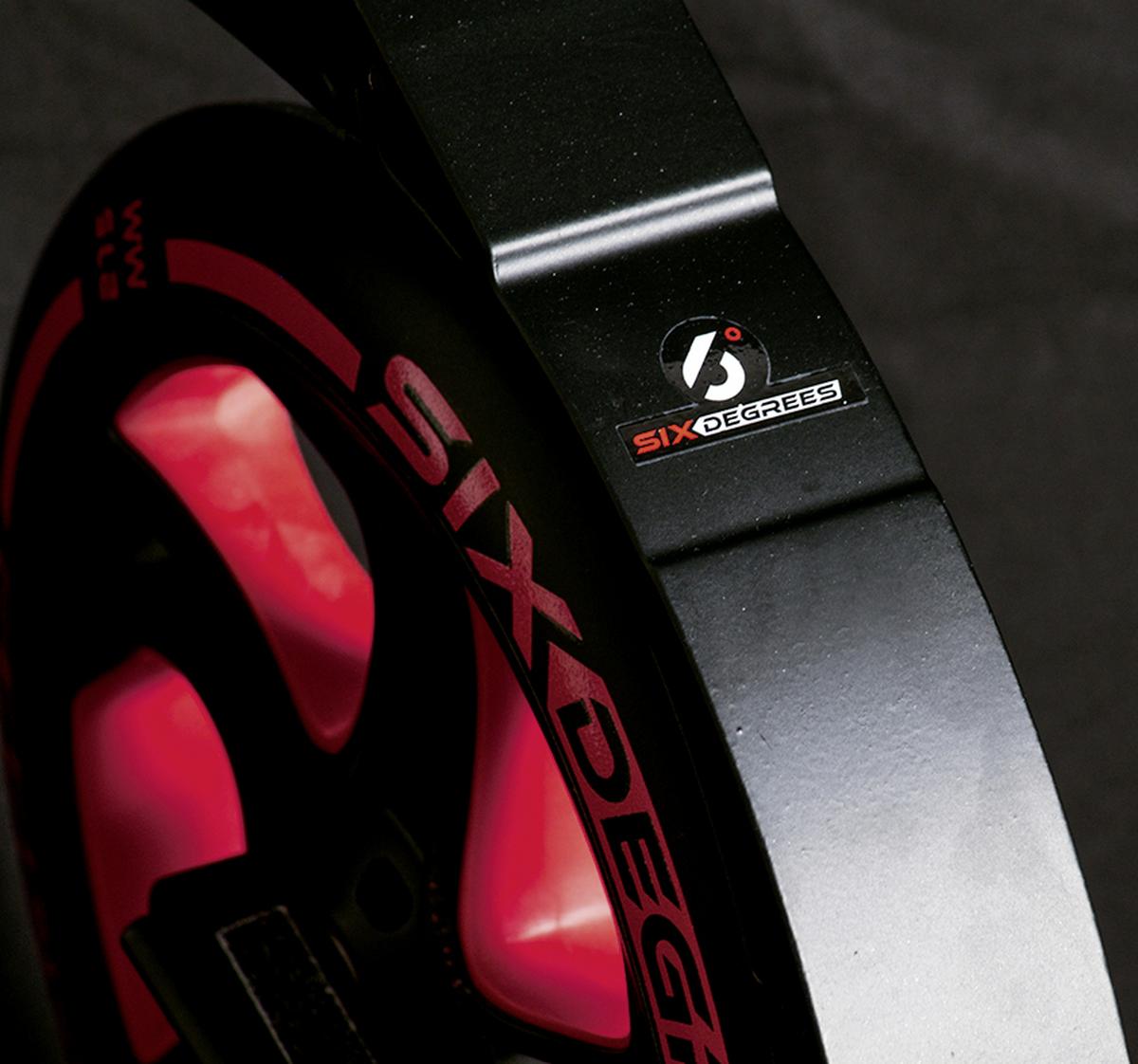 Scooter Six Degrees 513 Rot/ Schwarz Ø 230/215 Mm, Klappbar - Rot/Schwarz, Basics, Metall (93,5/34,5/105,5cm)