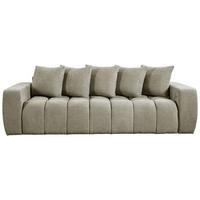 Schlafsofa Cloud Taupe B: 250 Cm - Taupe/Schwarz, Basics, Textil (250/86/140cm) - Livetastic