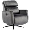 Fernsehsessel Riva - Schwarz/Graphitfarben, MODERN, Textil/Metall (71/108/176cm)