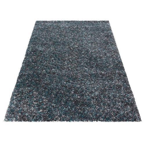 Hochflor Teppich Pastellblau Enjoy 120x170 Cm - Pastellblau, KONVENTIONELL, Textil (120/170cm) - Novel