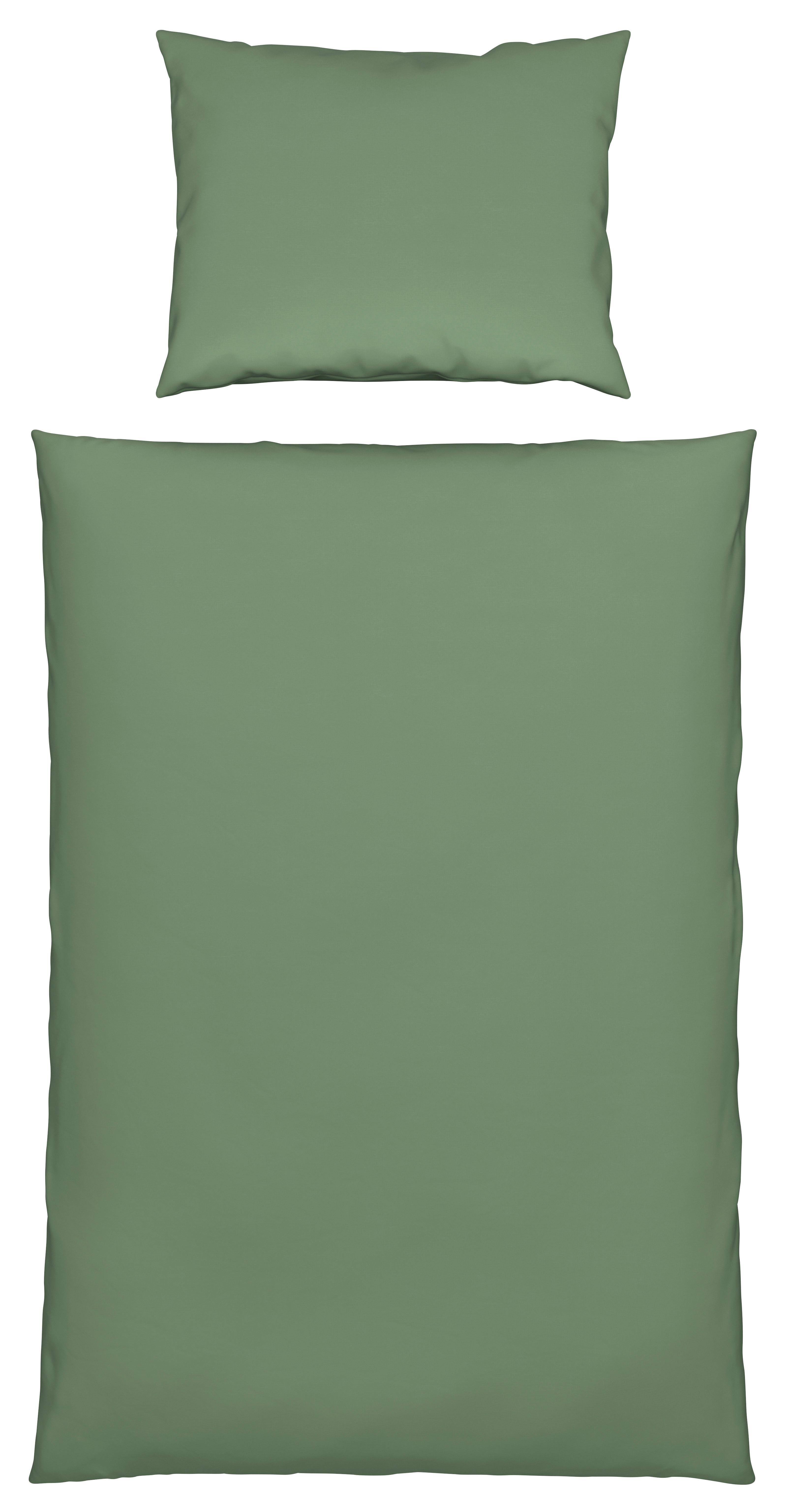 POVLEČENÍ Stone Washed, 140/200cm - zelená, Romantický / Rustikální, textil (140/200cm) - Modern Living
