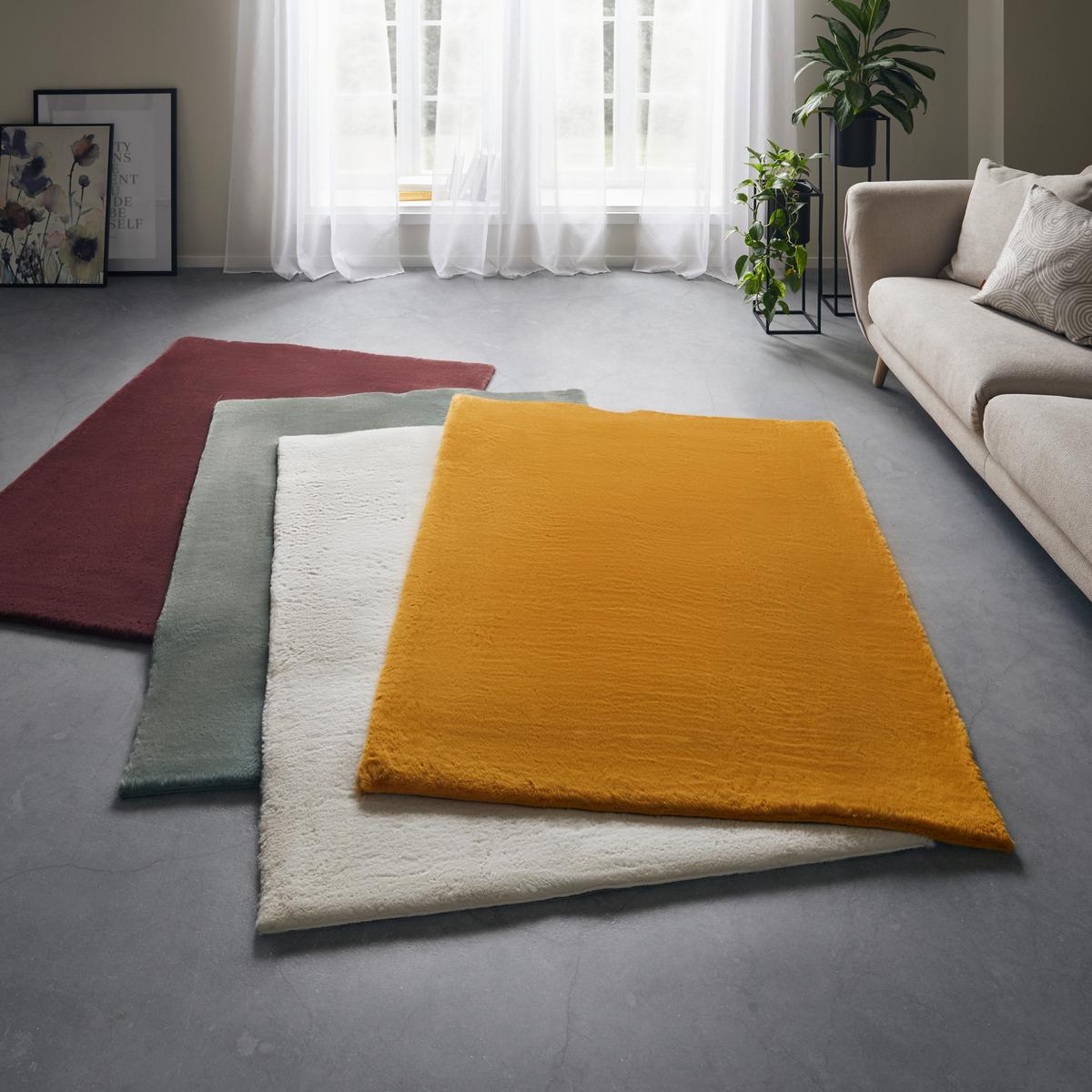 UMELÁ KOŽUŠINA Caroline 3, 160/220cm - prírodná farba, textil (160/220cm) - Mömax