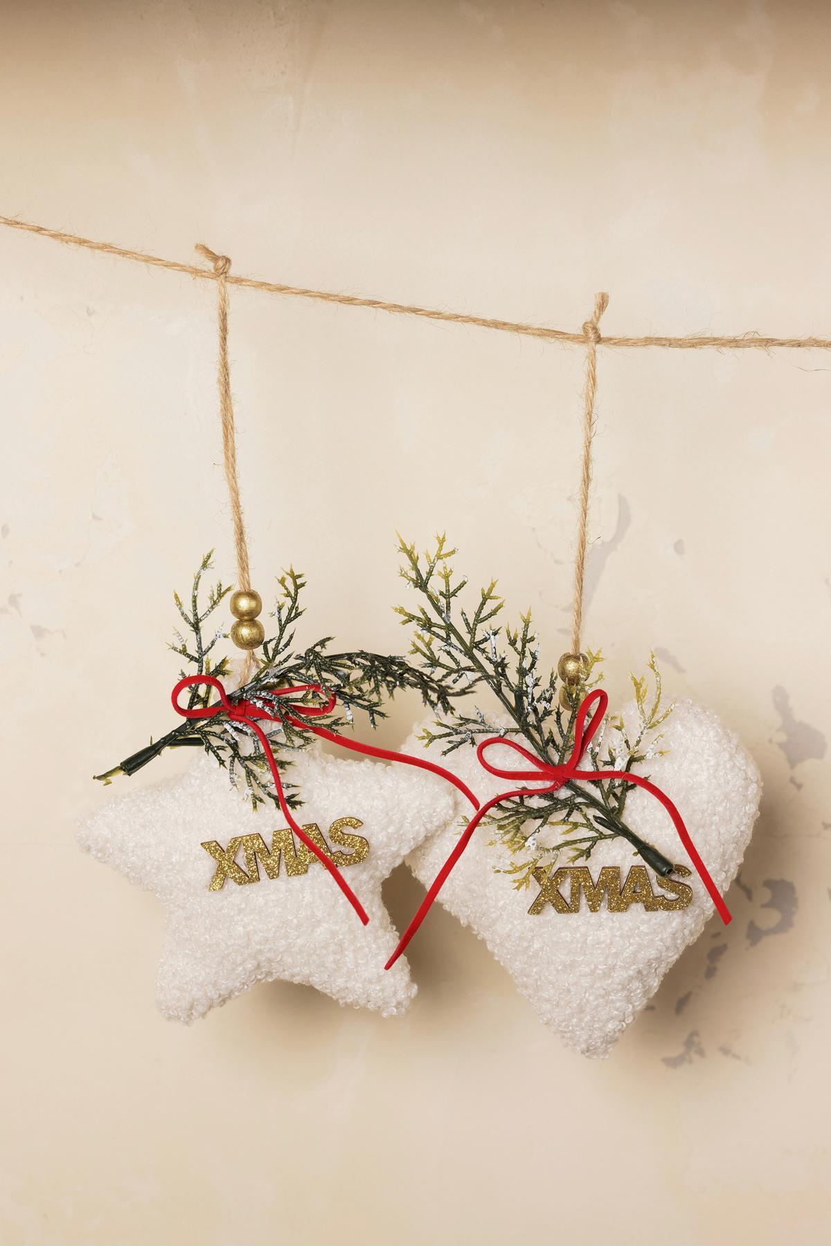 Dekohänger Gina - Schwarz/Braun, KONVENTIONELL, Kunststoff/Textil - Luca Bessoni