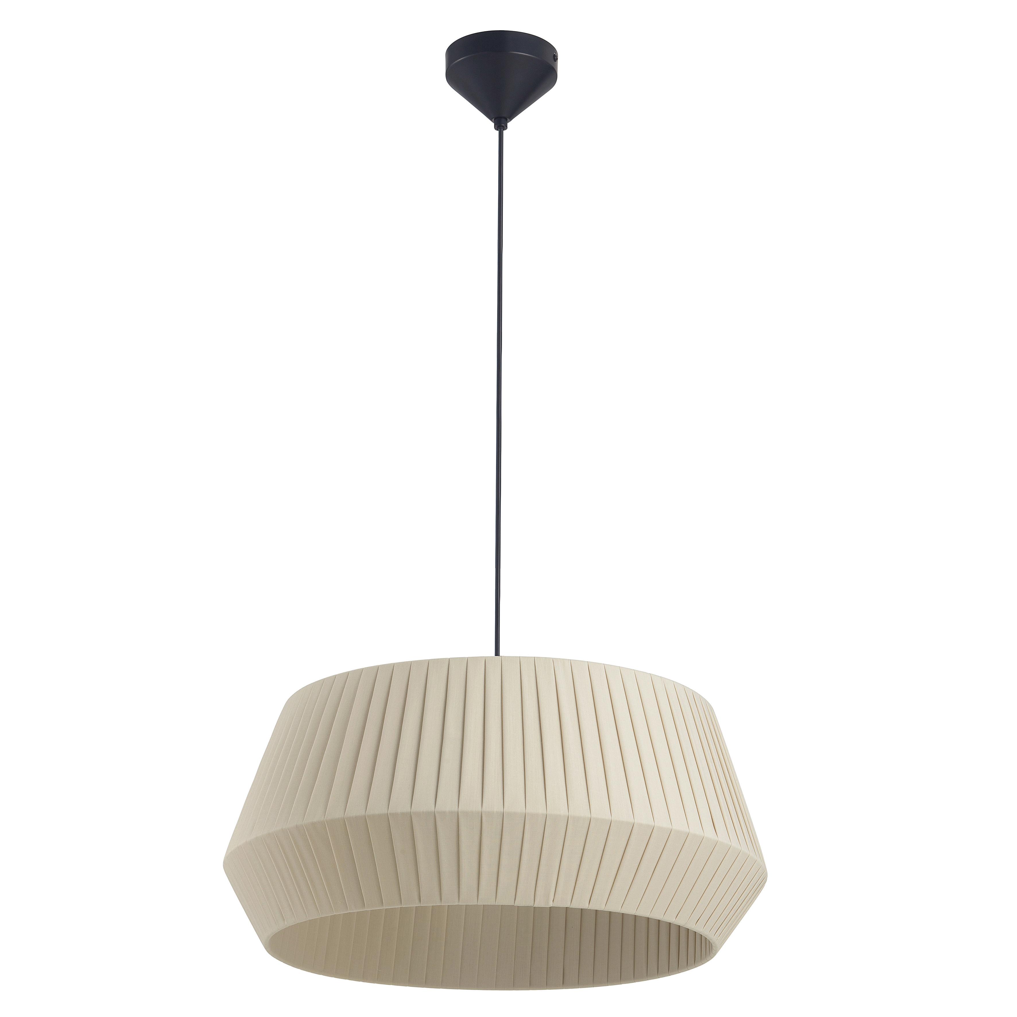 Hängeleuchte Dicte 53 Beige D: 53 cm - Beige, Natur, Textil (53/236,5cm) - Nordlux