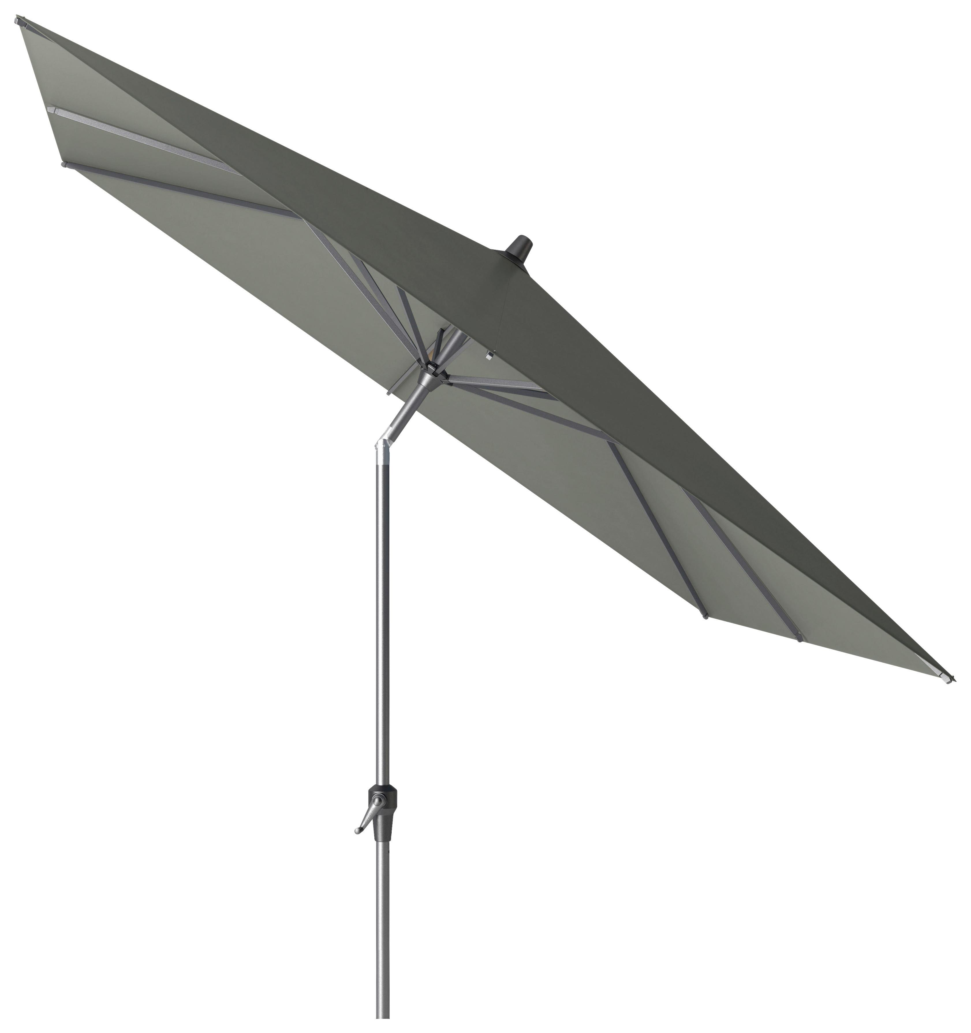 Sonnenschirm BxHxT: 250x258x250 cm Anthrazit/Olivgrün - Anthrazit/Olivgrün, KONVENTIONELL, Textil/Metall (250/250cm) - Siena Garden