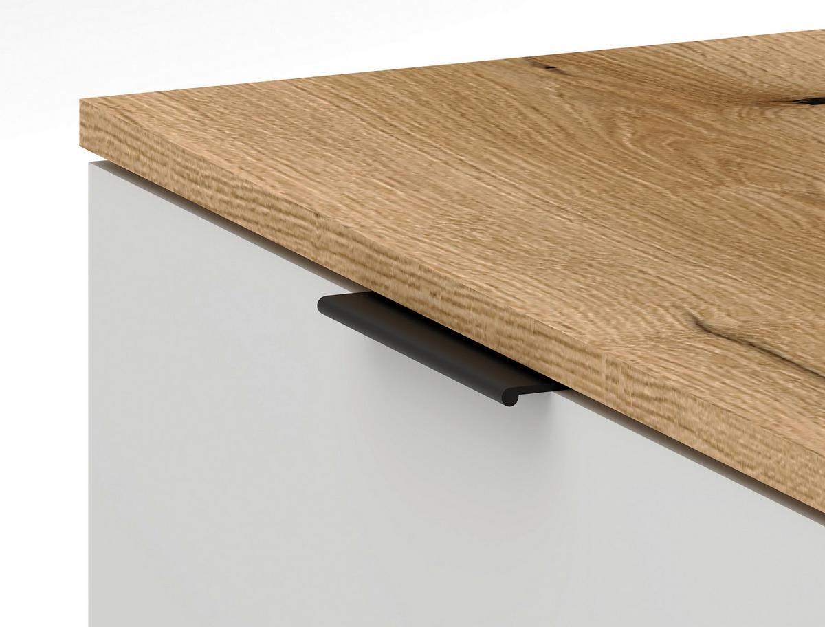Šatna NORDIC D - bílá/barvy dubu, Design, kompozitní dřevo (65/204/40cm) - MID.YOU