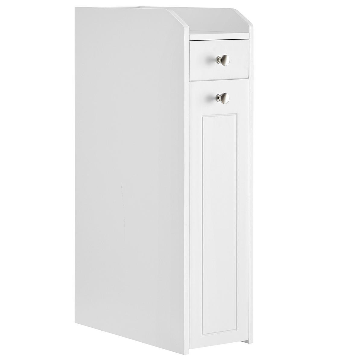 Midischrank Bathroom Cabinet - Weiß, MODERN, Holzwerkstoff (18/70/40cm) - MID.YOU