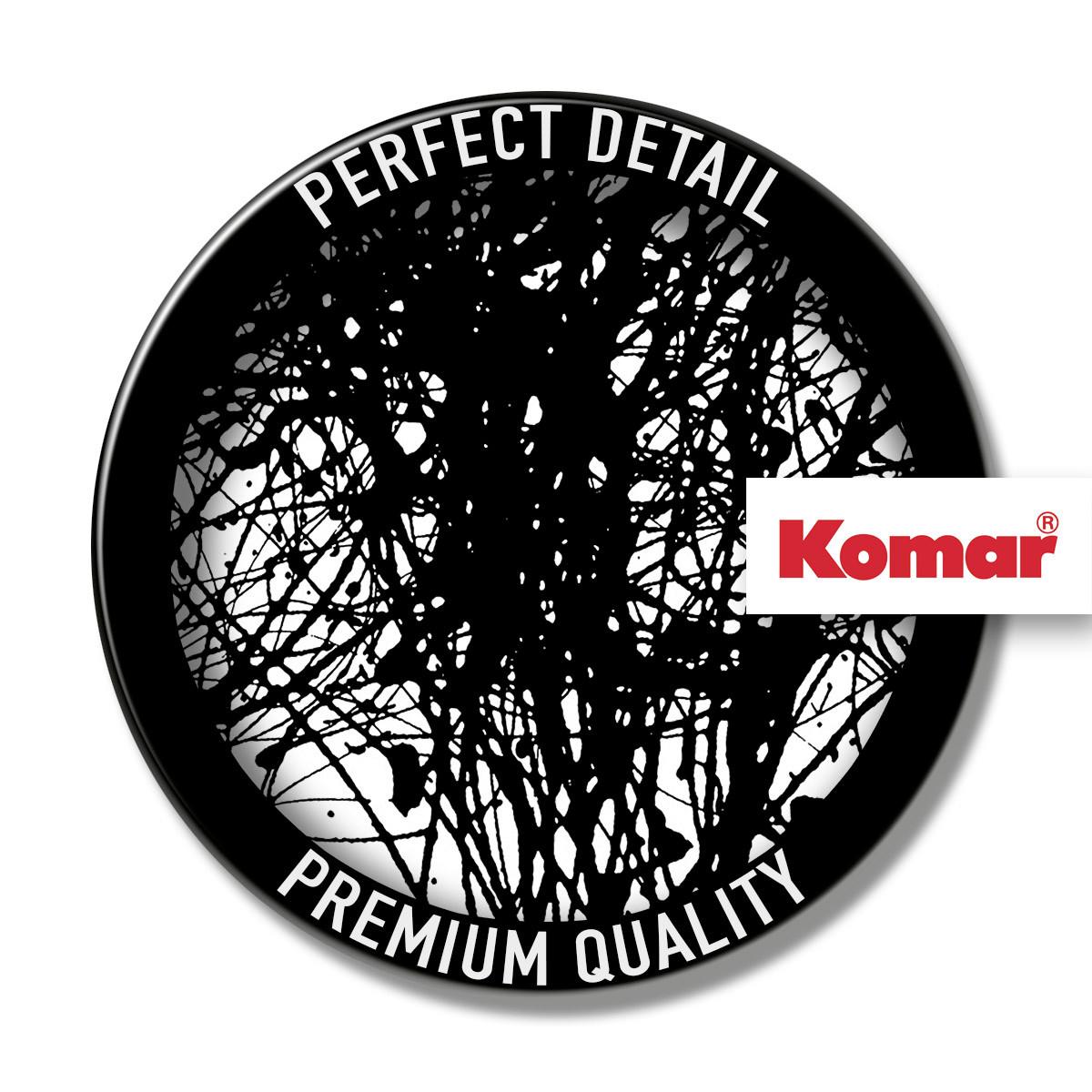 Vliestapete Curls - Schwarz/Weiß, Basics (200/250cm) - Komar