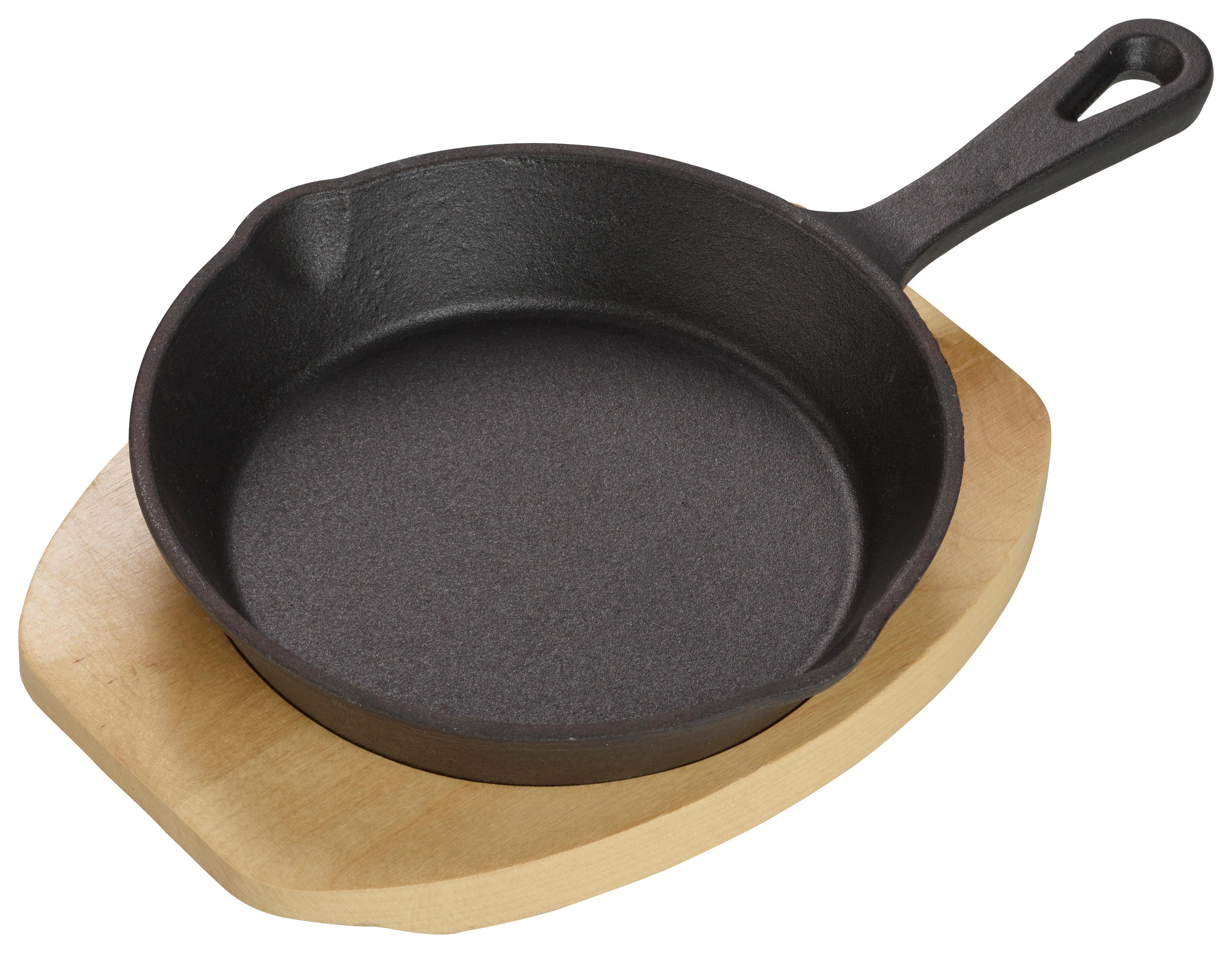 Servierpfanne Echtwerk Servierpfanne - Schwarz, Design, Metall (15/3,5/25cm) - Echtwerk