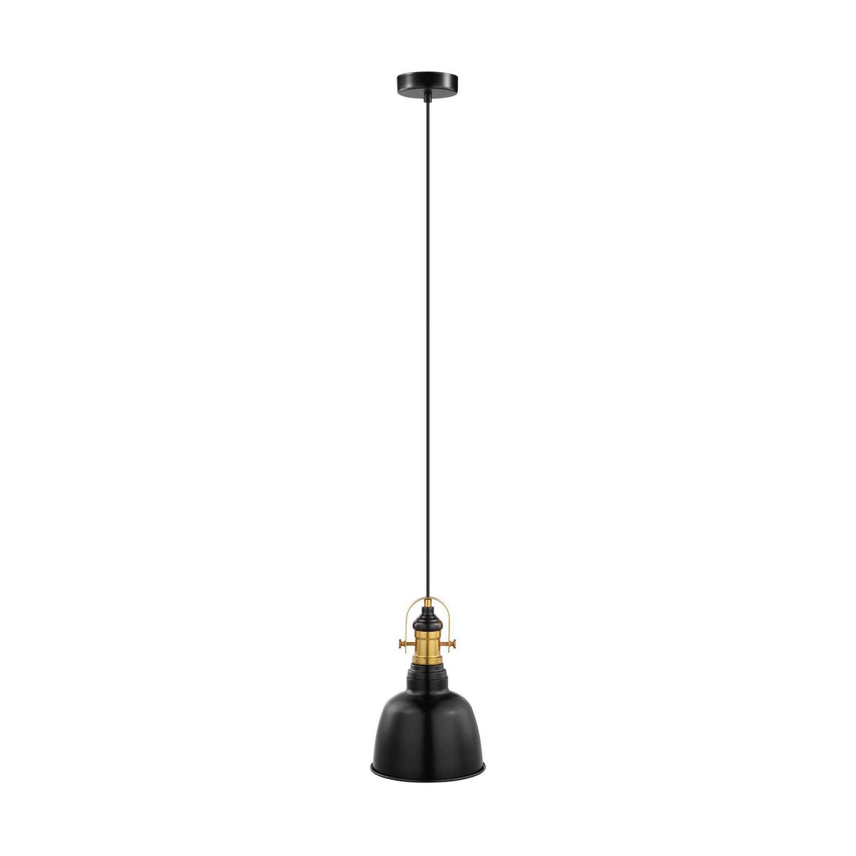 Hängeleuchte 49693_gilwell - Schwarz, KONVENTIONELL, Metall (18,5/110cm) - Eglo