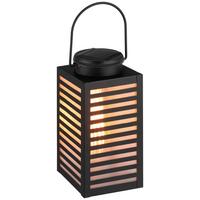 Solarleuchte, 2700k Doreen - Schwarz, Basics, Kunststoff/Metall (10/22-30/10cm) - Homezone