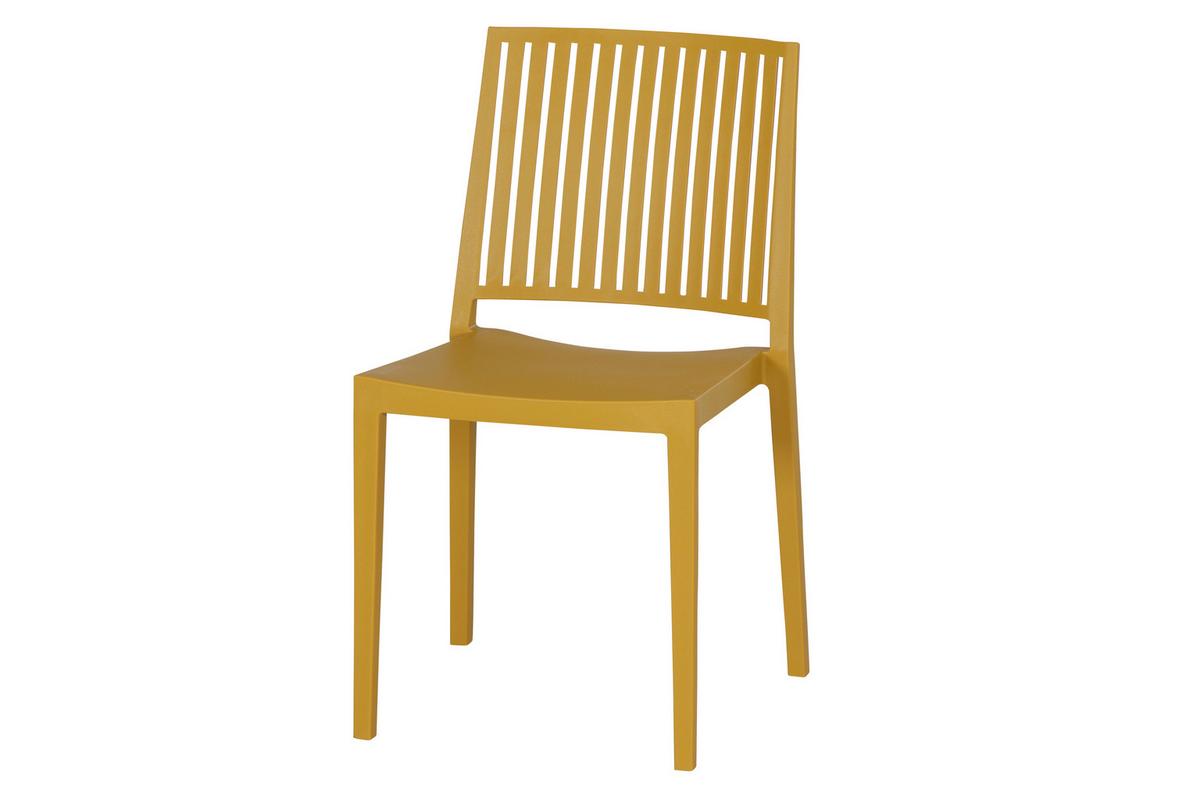 Stapelstuhl T20102 - Gelb, Basics, Kunststoff (57/80/56cm) - Siena Garden