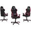 Gamingstuhl DX Racer 1 Schwarz/Rot - Rot/Schwarz, MODERN, Kunststoff/Textil (78/123-132/52cm) - Dxracer