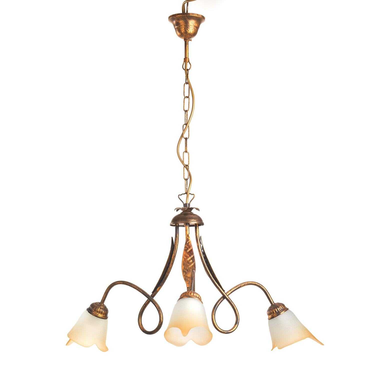 Kronleuchter 4250/3b - KONVENTIONELL, Glas/Metall (65/82cm)