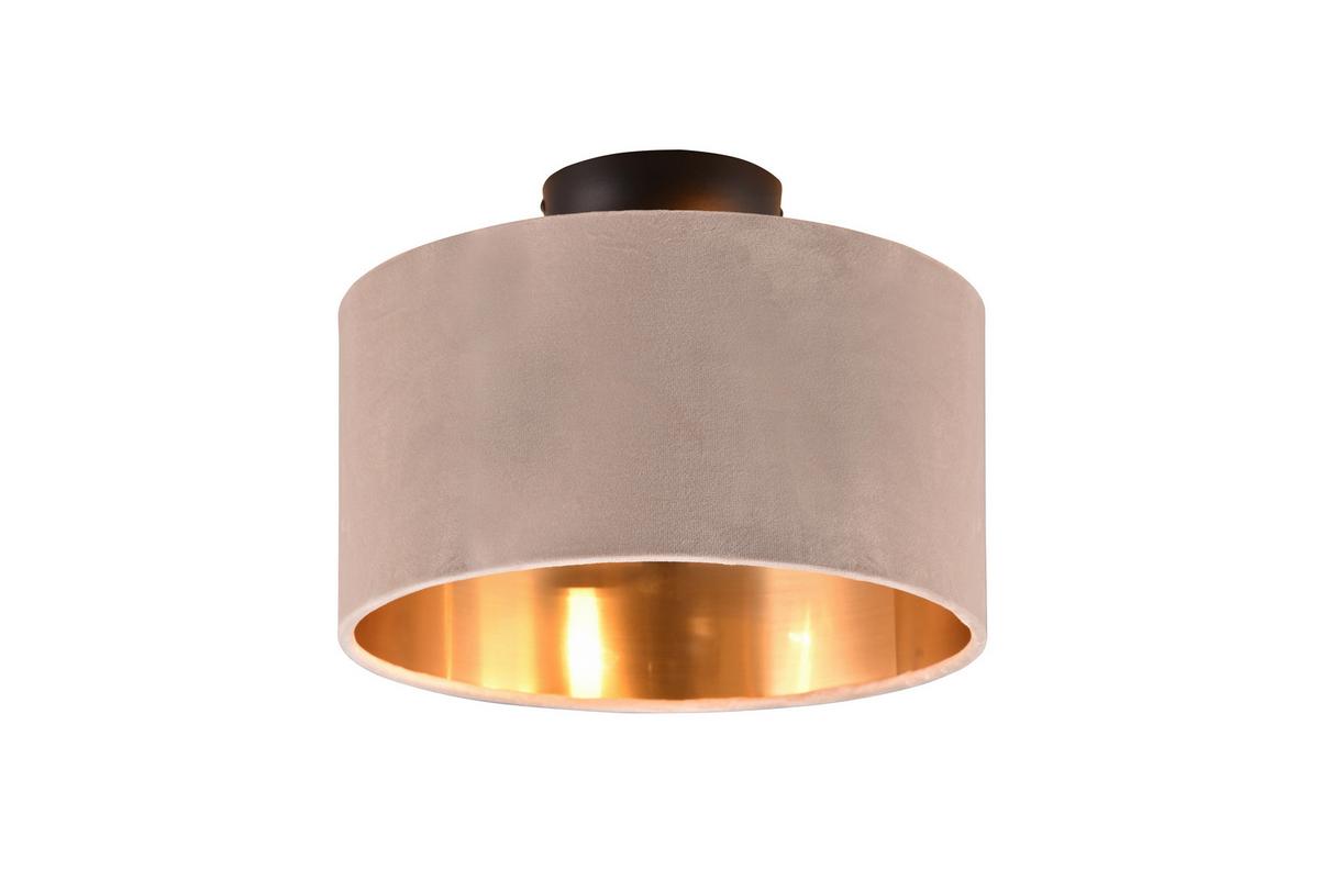 Deckenleuchte 619000244 Julieta - Beige/Goldfarben, Basics, Textil/Metall (30/22cm) - Trio Leuchten