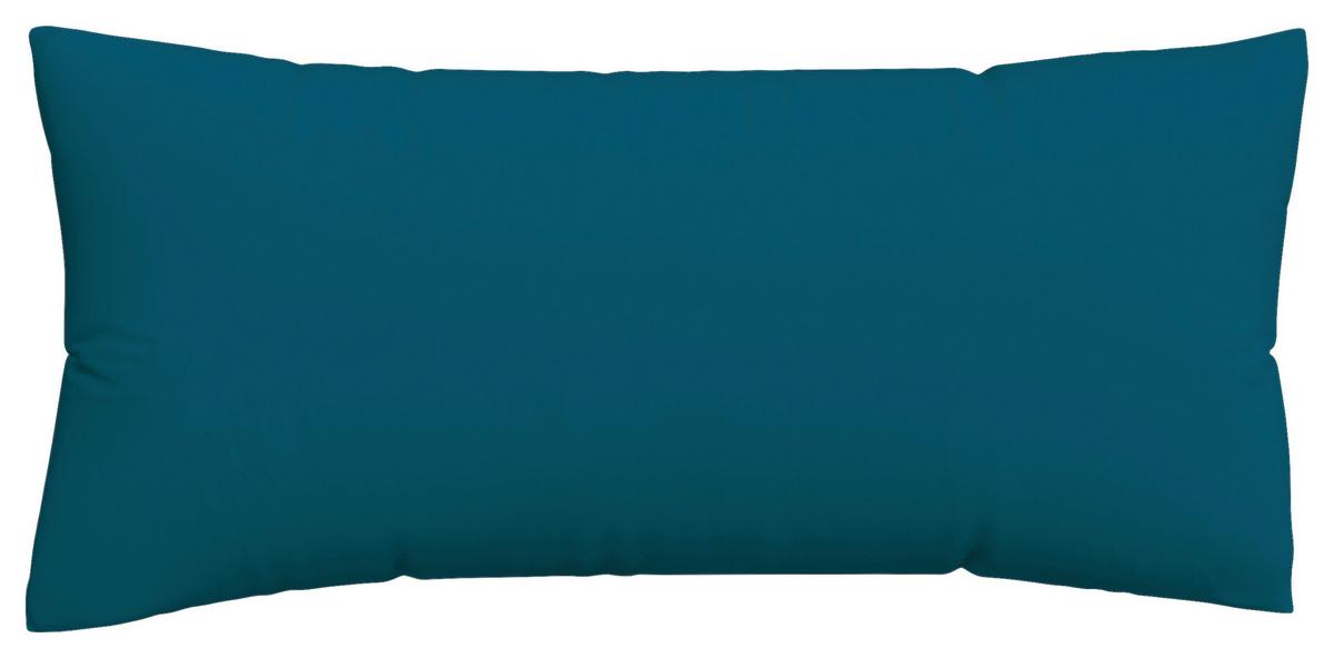 Kopfpolsterbezug Knitted Jersey - Petrol, Basics, Textil (40/80cm) - Schlafgut