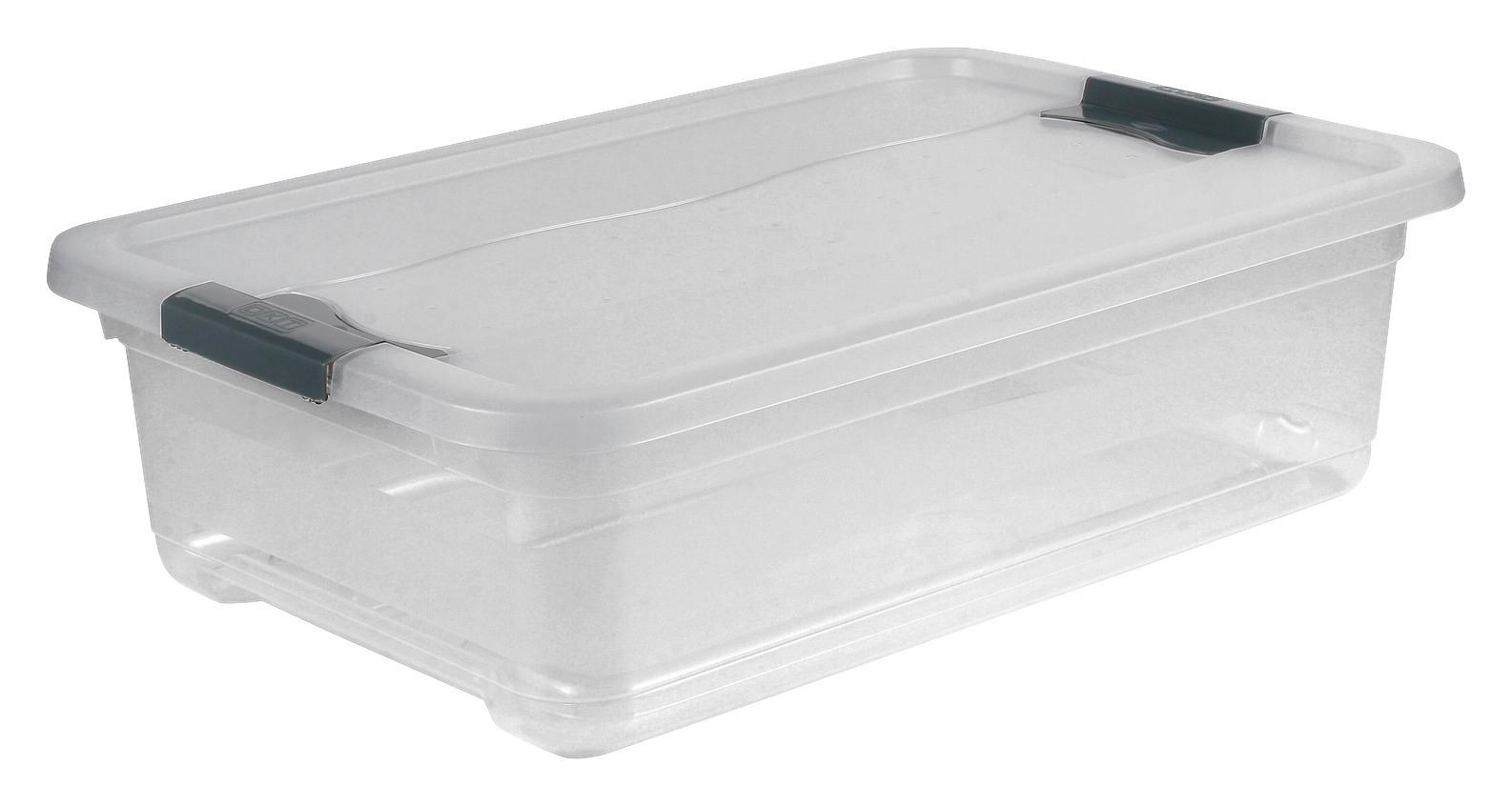 Keeeper Kristallbox Cornelia 28 L transparent - Transparent, MODERN, Kunststoff (59,5/39,5/17cm)