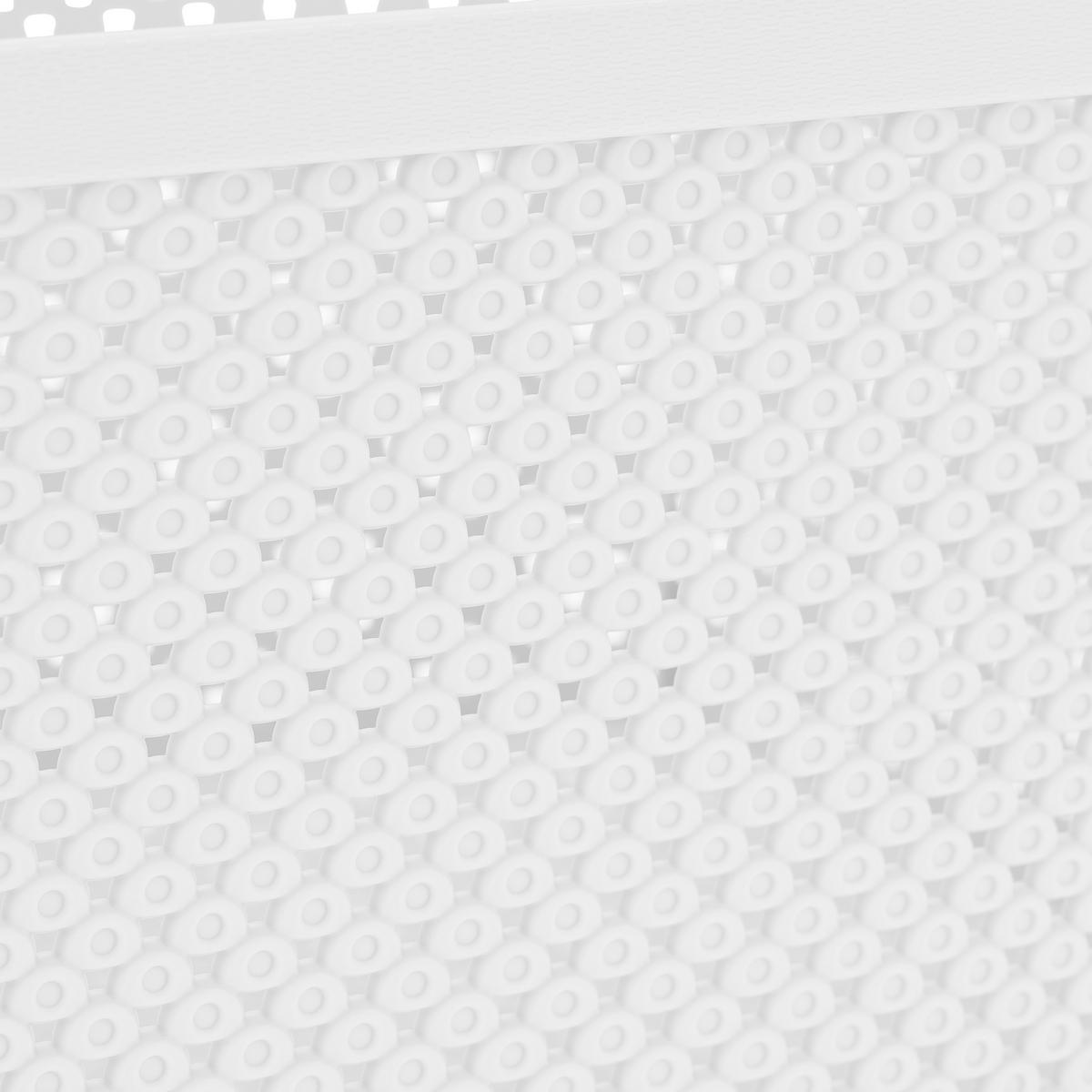 Tárolókosár 7l Diamond - fehér, Basics, műanyag (27/22/15cm) - Luca Bessoni