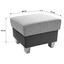 Hocker Portland - Dunkelgrau/Silberfarben, KONVENTIONELL, Holz/Holzwerkstoff (68/43/47cm) - Ombra Hocker Portland - Dunkelgrau/Silberfarben, KONVENTIONELL, Holz/Holzwerkstoff (68/43/47cm) - Ombra