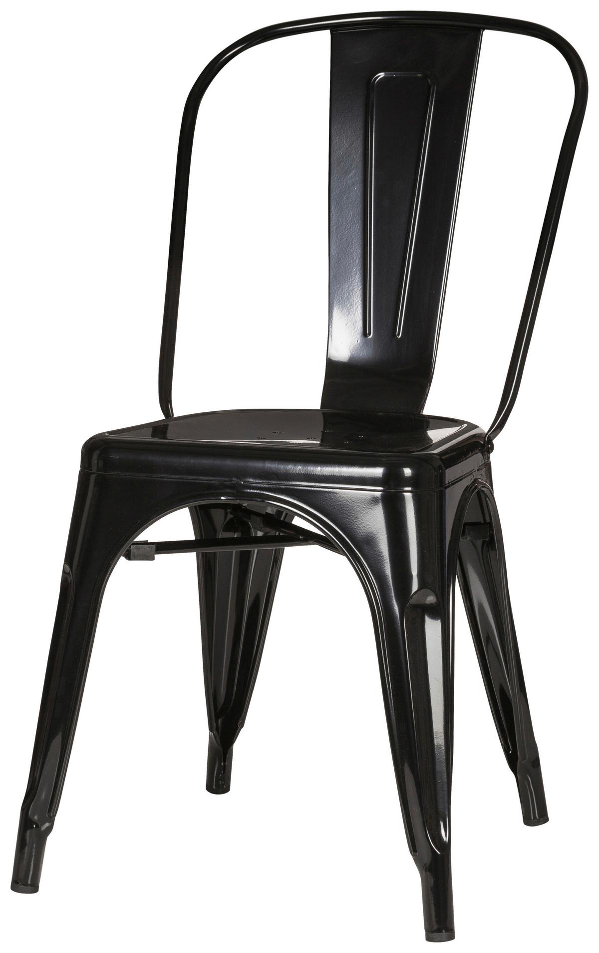 Stuhl Vantaggio Comfort Schwarz Bis 150 Kg - Schwarz, Basics, Metall (44/84/54cm) - MID.YOU