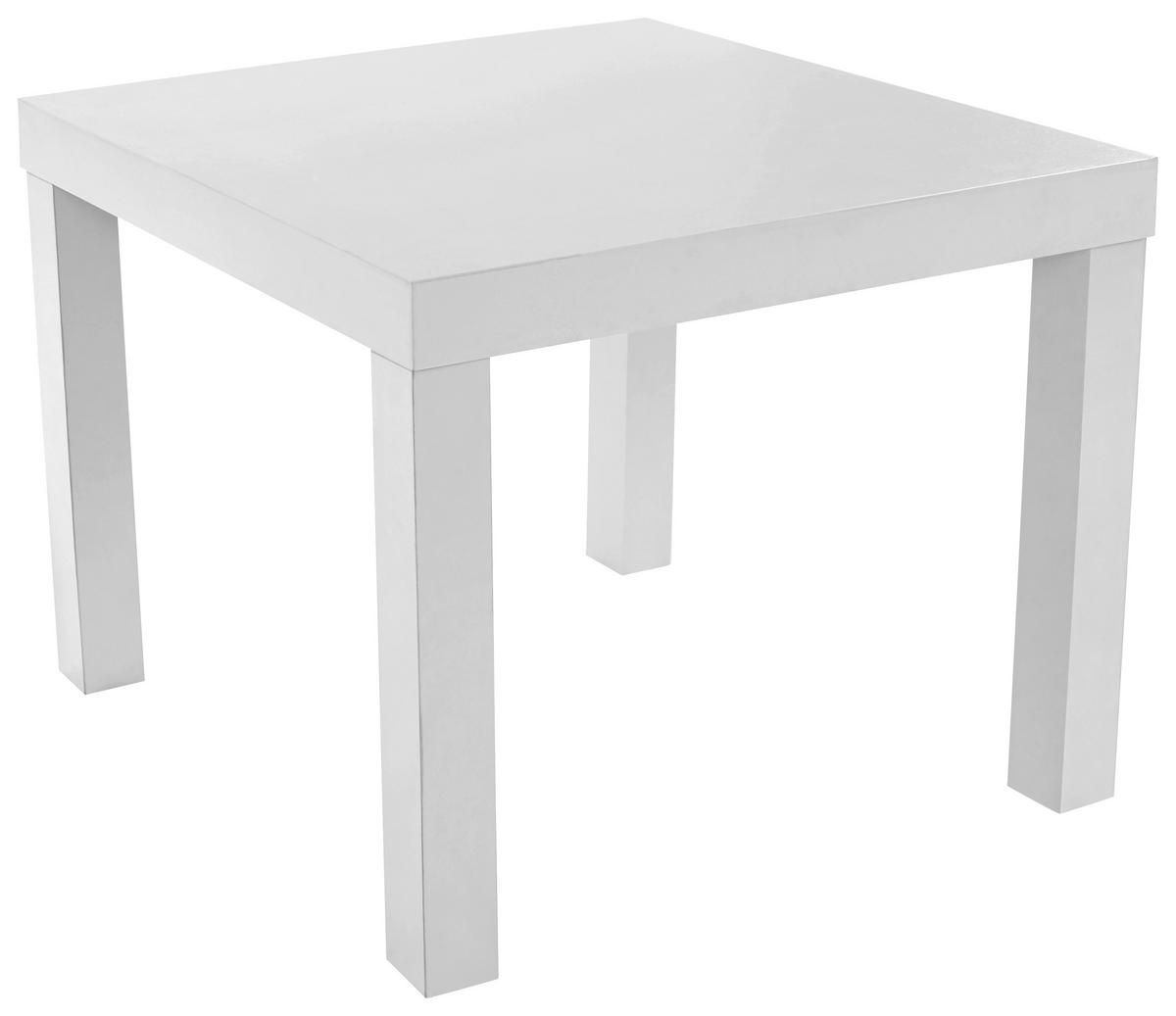 Dohányzóasztal Nora - fehér, Modern, faalapú anyag (55/42/55cm)