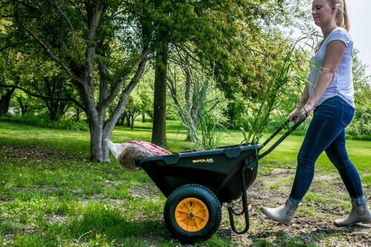 Gartenkarre Schubkarre Cub Cart - Schwarz, Basics, Kunststoff (71/74/127cm)