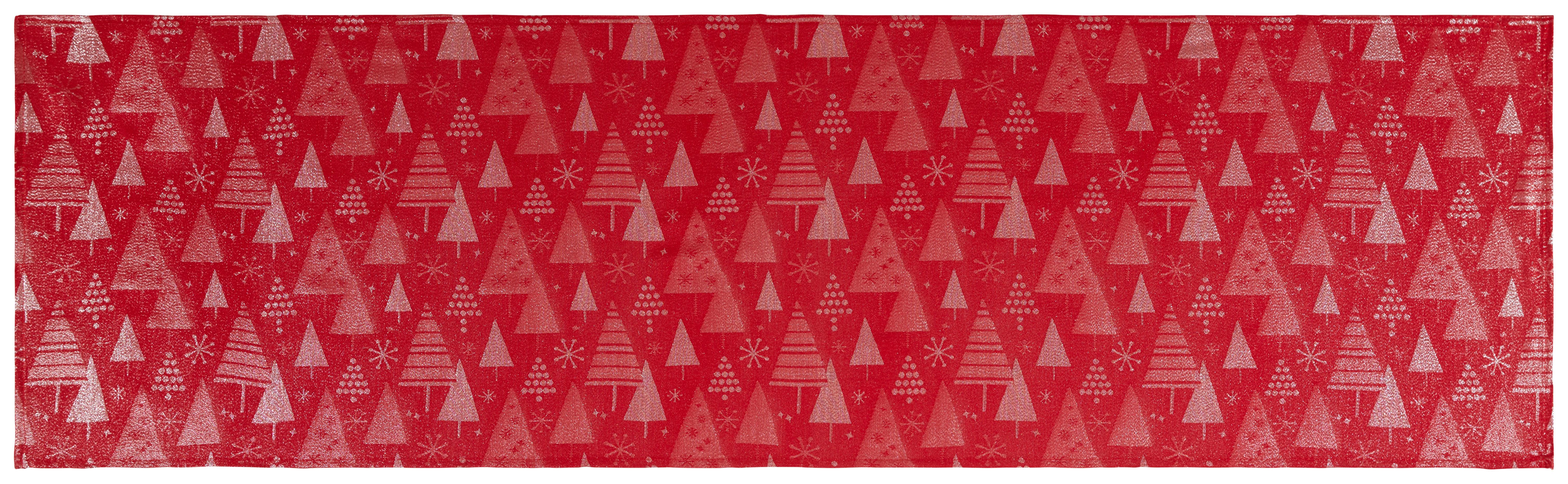 Tischläufer Esther - Rot, KONVENTIONELL, Textil (40/140cm) - Ondega