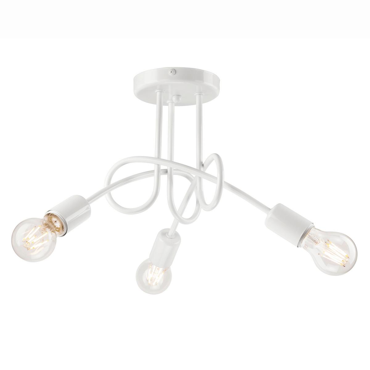 Hängeleuchte 31620 Camilla - Weiß Hochglanz, Design, Metall (30/8/46cm)