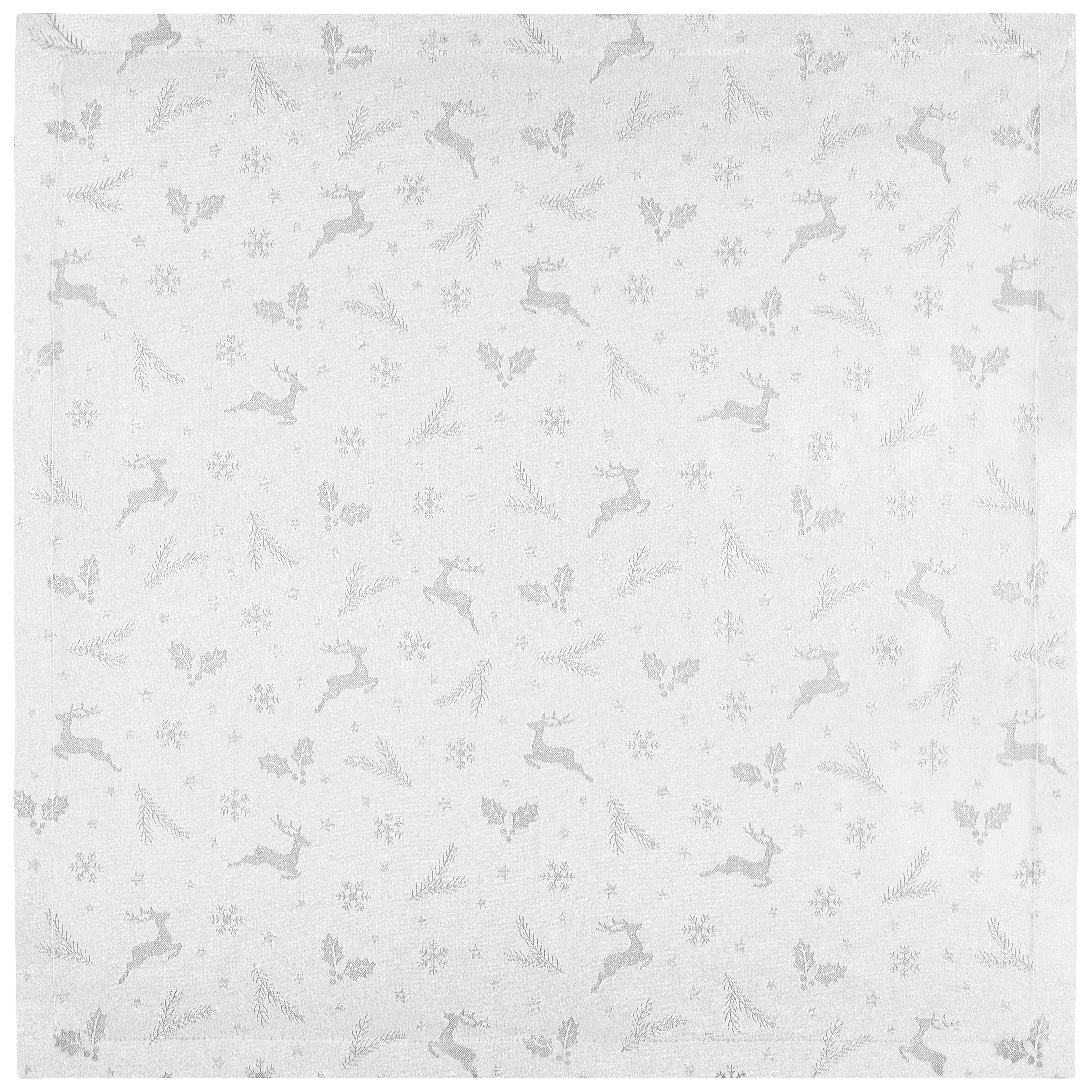 Tischdecke Lappland - Weiß, ROMANTIK / LANDHAUS, Textil (85/85cm) - James Wood