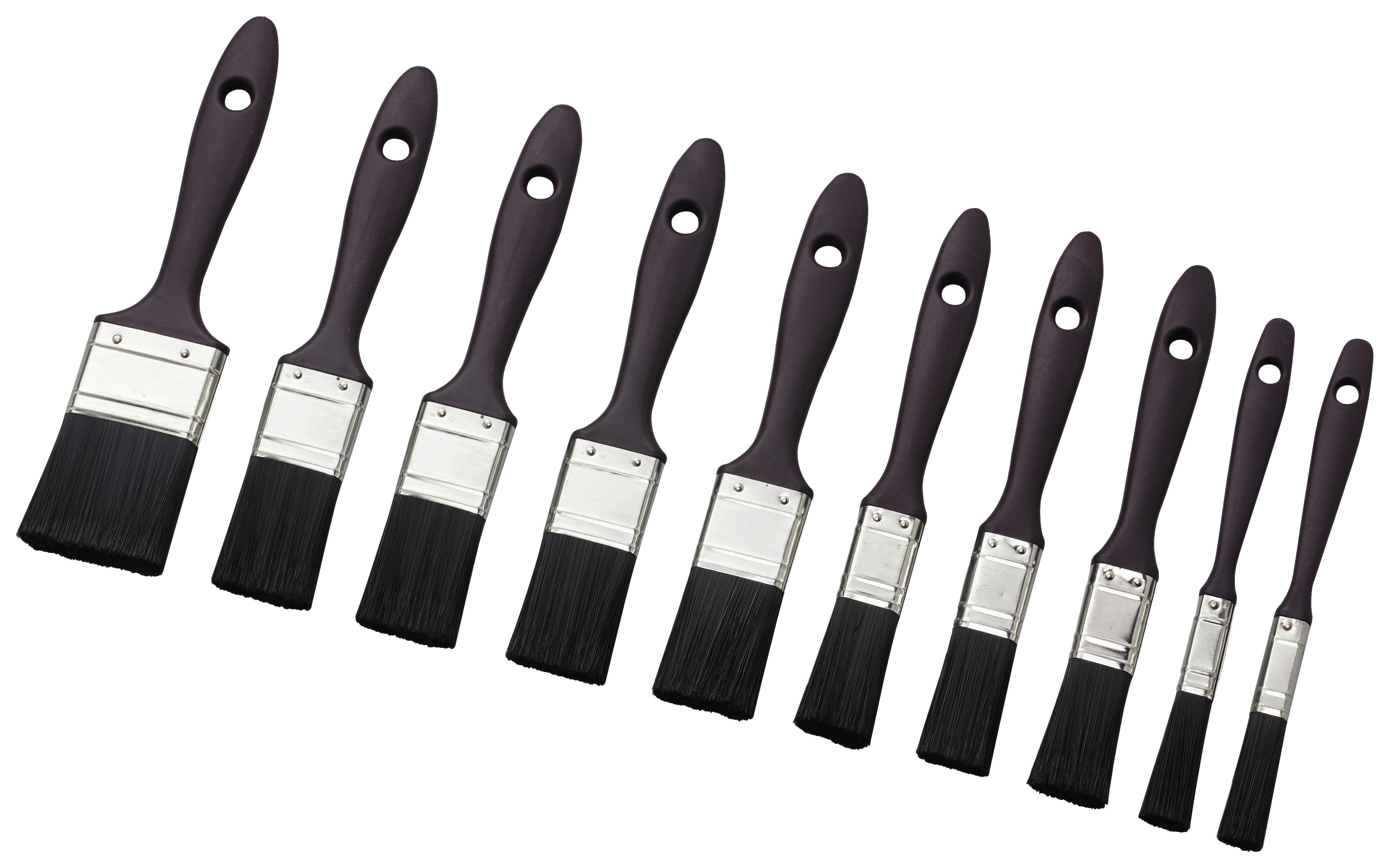 Pinselset Eco Black 10-teilig - Basics, Kunststoff (29/18/1,5cm) - Gebol
