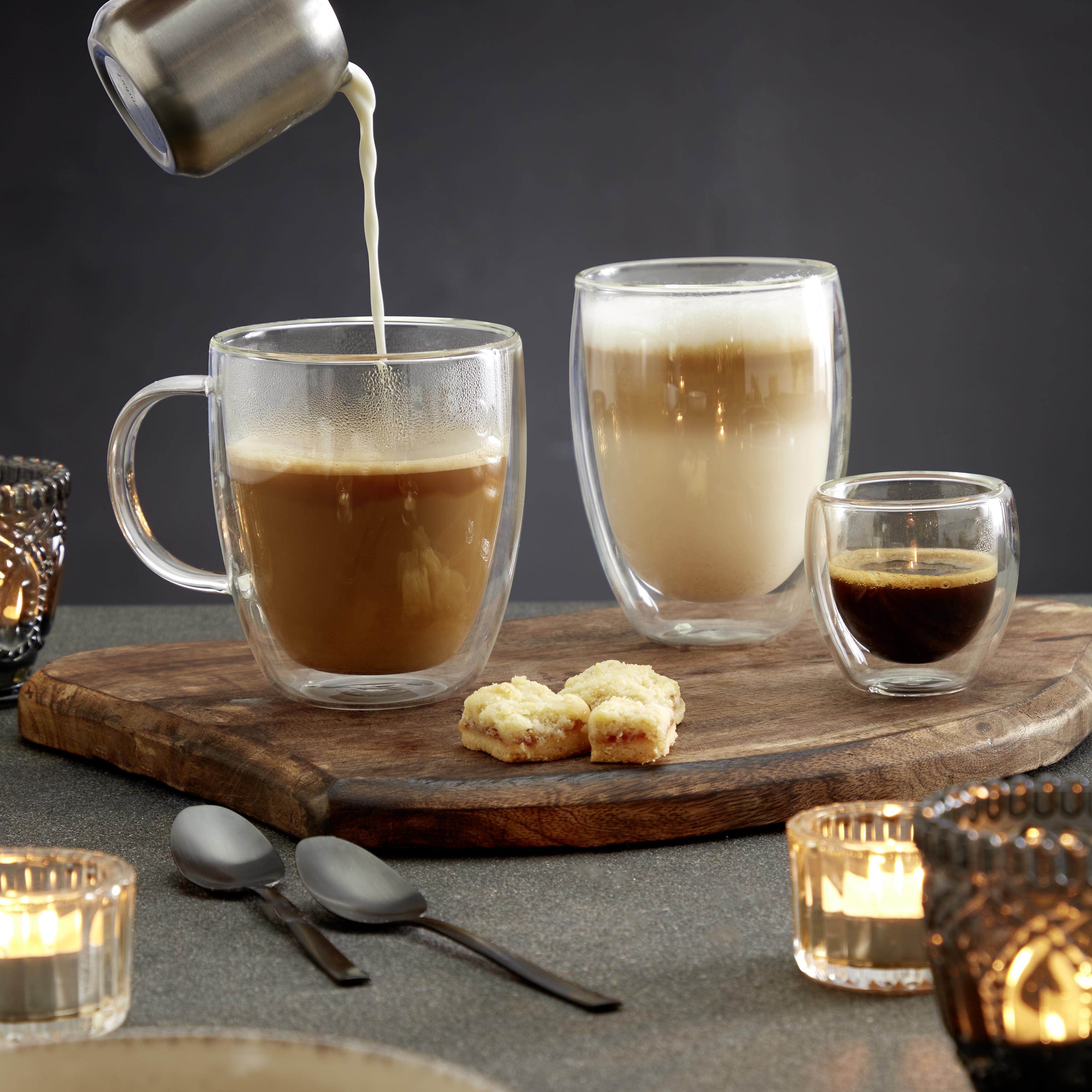 Espresso Csésze Jaris - átlátszó, Romantik / Landhaus, Üveg - James Wood